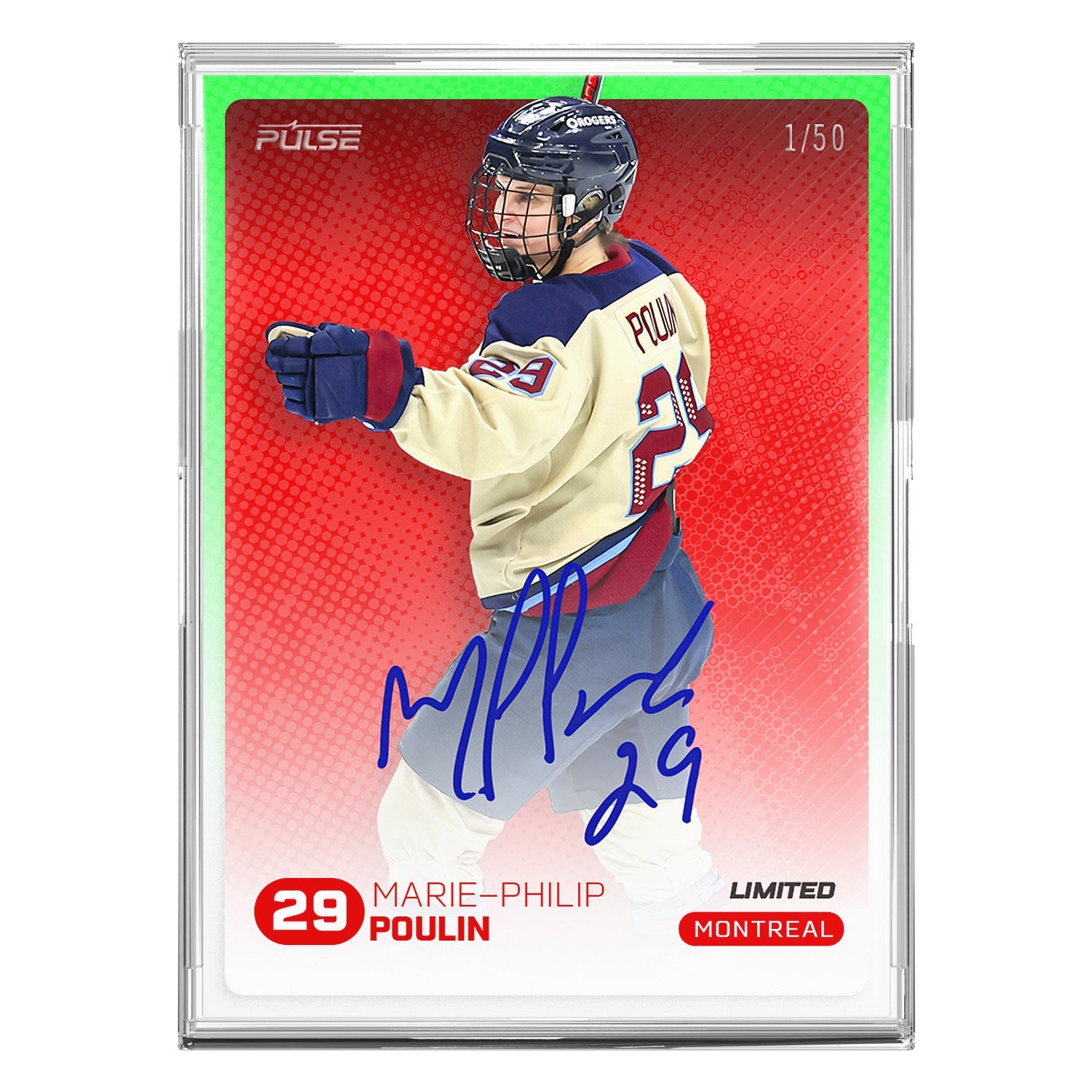 2026 Pulse On Demand Limited – Marie-Philip Poulin On-Card Autograph Card