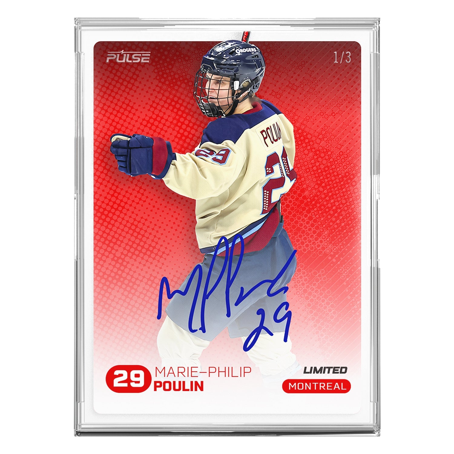 2026 Pulse On Demand Limited – Marie-Philip Poulin On-Card Autograph Card