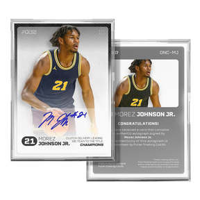 2026 Pulse On Demand 3 Card Champions Card Set - Yaxel Lendeborg, Morez Johnson Jr. + Exclusive Dual Autographed Card