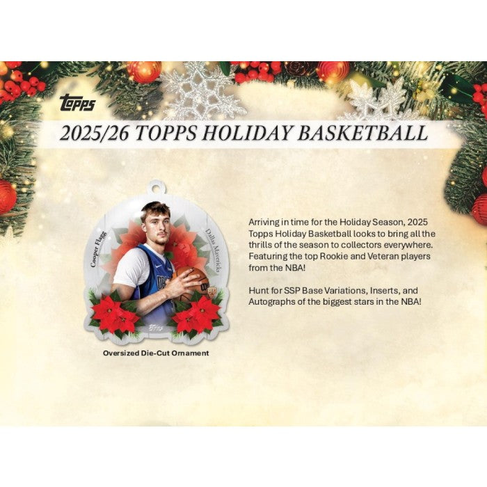 2025/26 Topps Holiday Basketball Countdown Calendar Box
