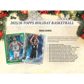 2025/26 Topps Holiday Basketball Mega Box