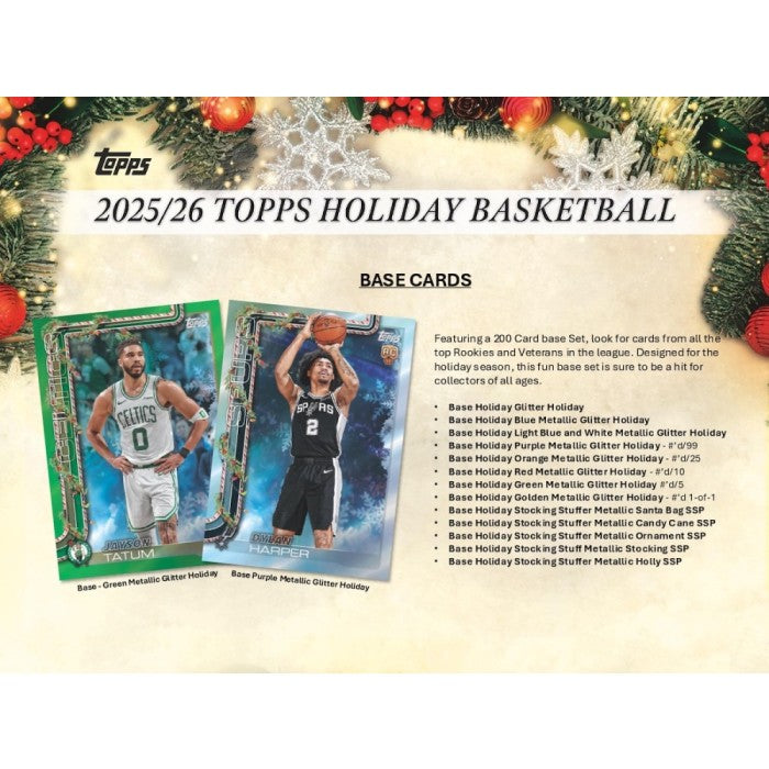 2025/26 Topps Holiday Basketball Mega Box