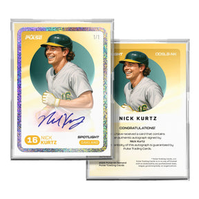 2025 Pulse On Demand Nick Kurtz Autographed Spotlight Card