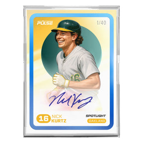 2025 Pulse On Demand Nick Kurtz Autographed Spotlight Card