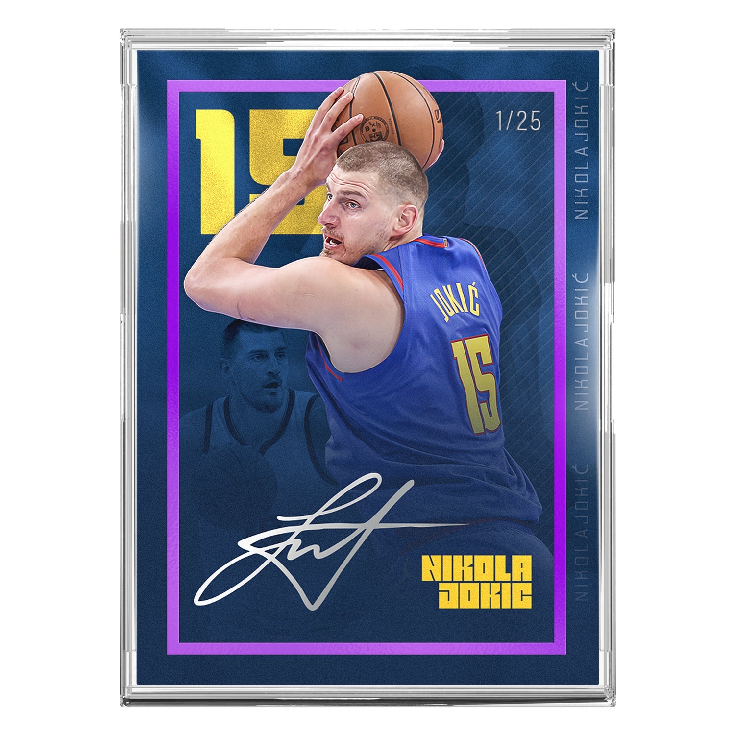 2026 Pulse On Demand Nikola Jokić On-Card Autograph Card