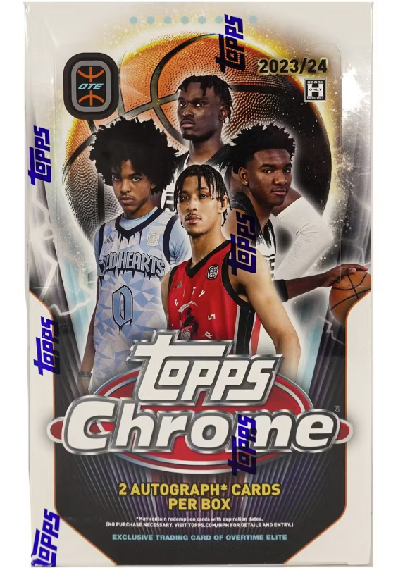 2023/24 Topps Chrome Overtime Elite Basketball Hobby Box