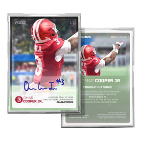 2026 Pulse On Demand Omar Cooper Jr Autographed Champions Card