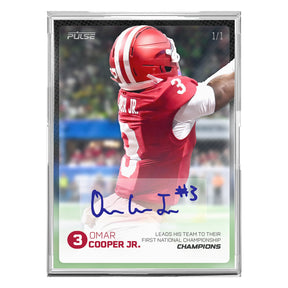 2026 Pulse On Demand Omar Cooper Jr Autographed Champions Card