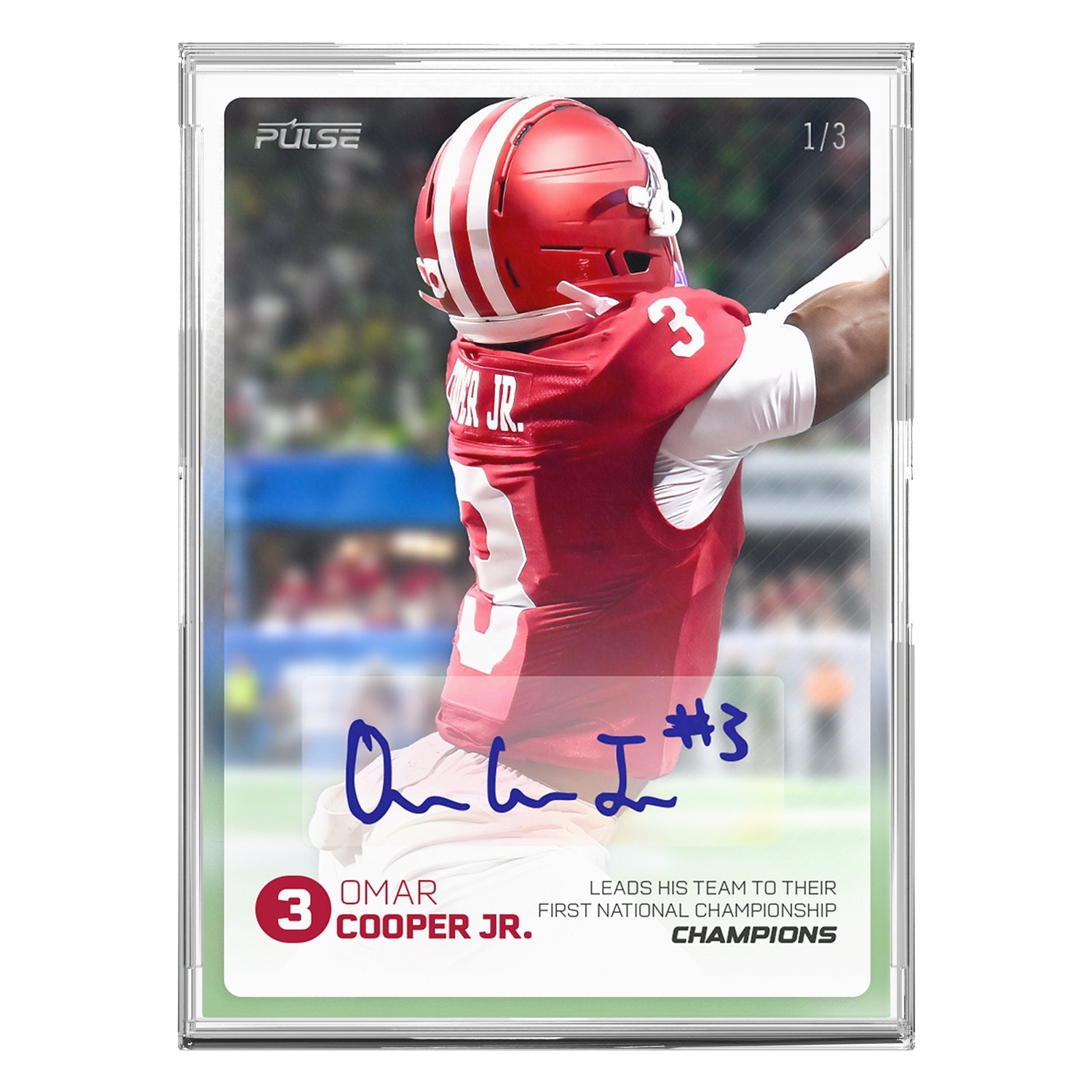 2026 Pulse On Demand Omar Cooper Jr Autographed Champions Card