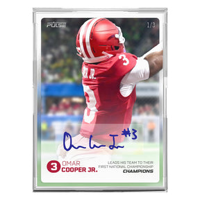 2026 Pulse On Demand Omar Cooper Jr Autographed Champions Card