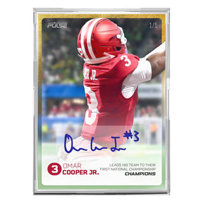 2026 Pulse On Demand Omar Cooper Jr Autographed Champions Card