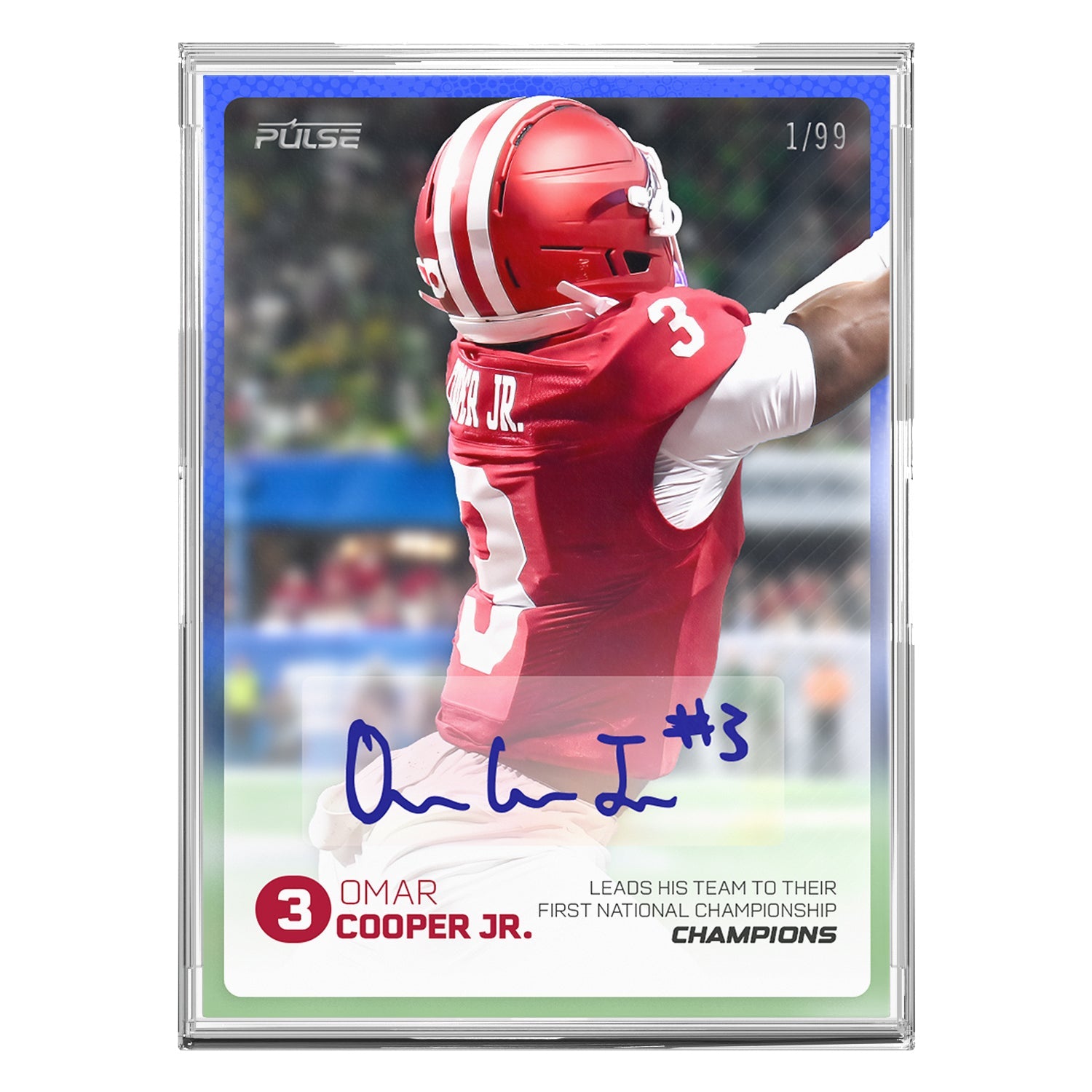 2026 Pulse On Demand Omar Cooper Jr Autographed Champions Card