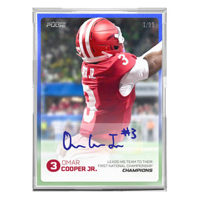 2026 Pulse On Demand Omar Cooper Jr Autographed Champions Card