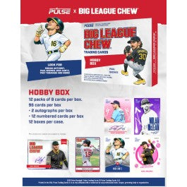 2026 Pulse x Big League Chew Baseball Hobby 12 Box Case *PRESALE*