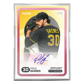 2025 Pulse On Demand Paul Skenes Autographed Spotlight Card