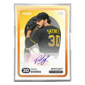 2025 Pulse On Demand Paul Skenes Autographed Spotlight Card