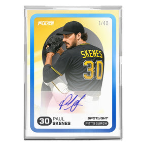 2025 Pulse On Demand Paul Skenes Autographed Spotlight Card
