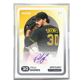 2025 Pulse On Demand Paul Skenes Autographed Spotlight Card