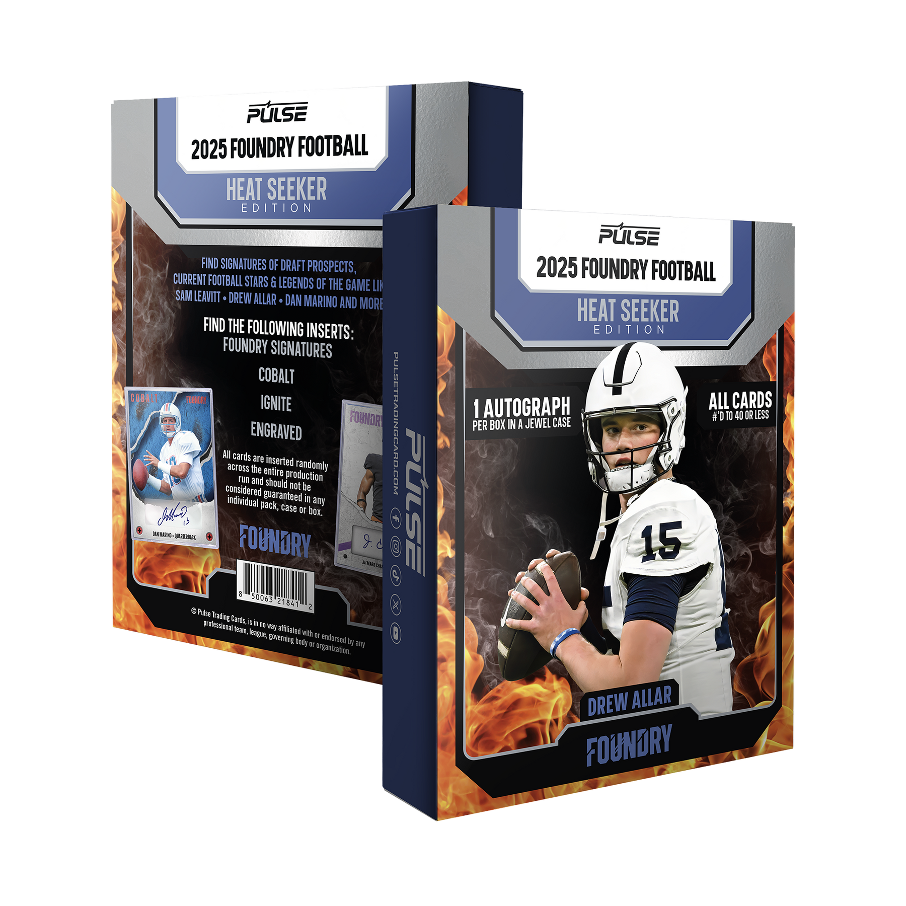 2025 Pulse Foundry Football Heat Seeker Edition (1 Autograph Per Box)