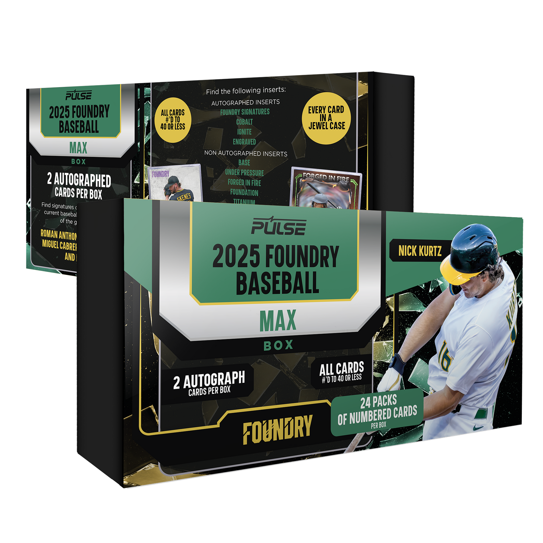 2025 Pulse Foundry Baseball Booster Box (24 Packs - 2 Autographs Per Box)
