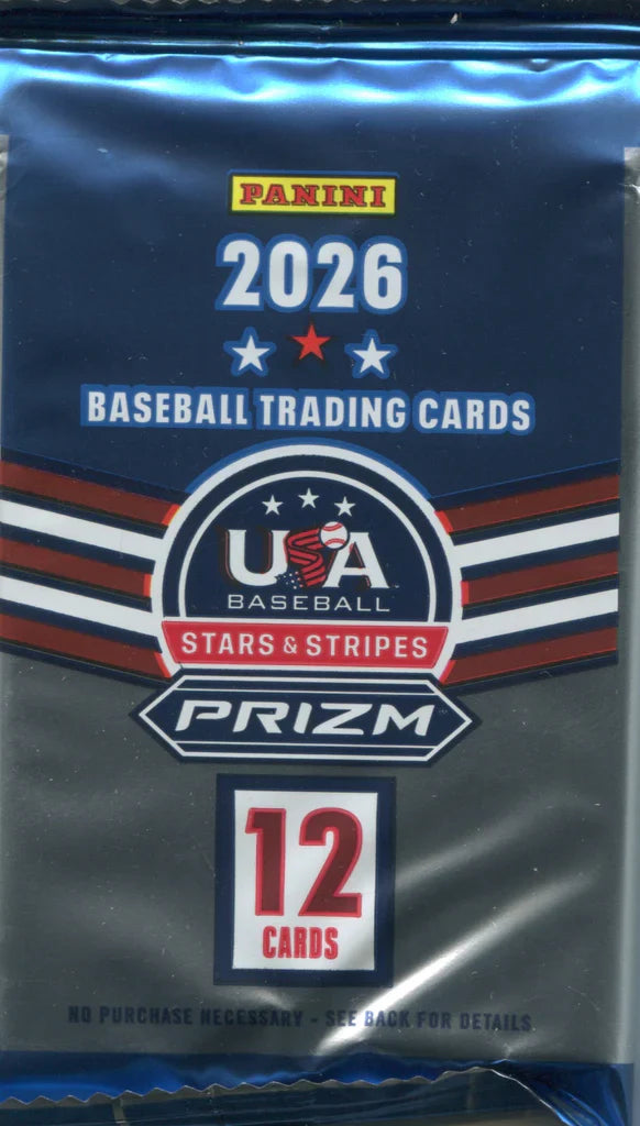 2026 Panini USA Stars & Stripes Prizm Baseball Hobby Box Pick Your Pack