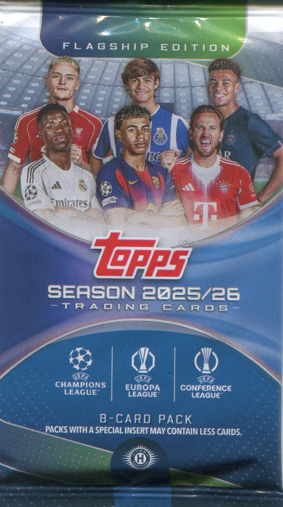 2025-26 Topps UEFA Club Competitions Soccer Hobby Box Pick Your Pack