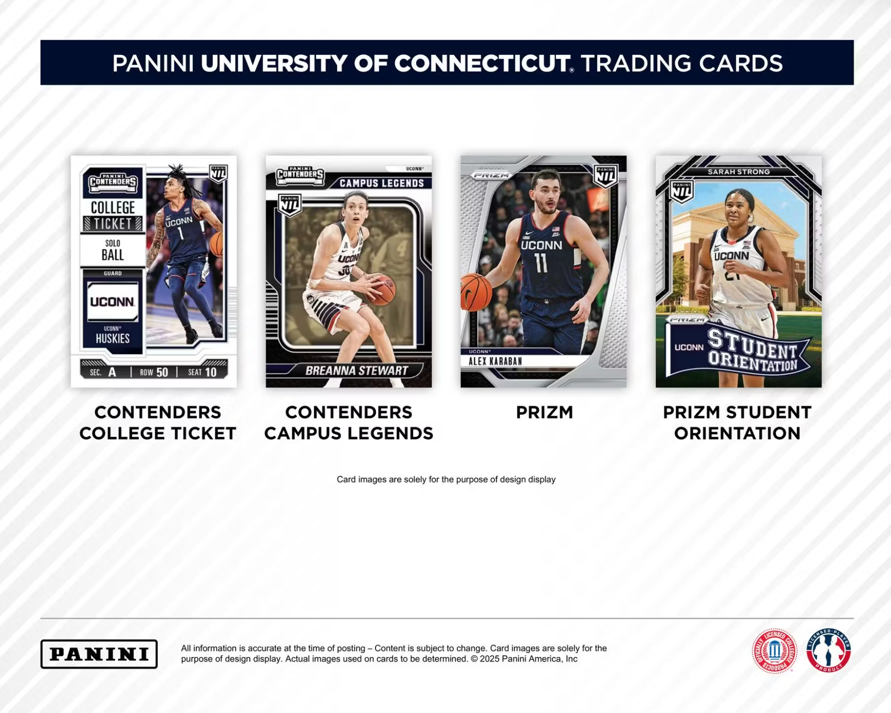 2024/25 Panini UConn Collegiate Basketball 6-Pack Blaster Box