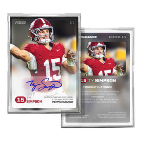 2025 Pulse On Demand Ty Simpson Performance Autograph Card