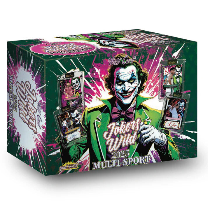 2025 Wild Card Jokers Wild God Brick Box - Holiday Edition