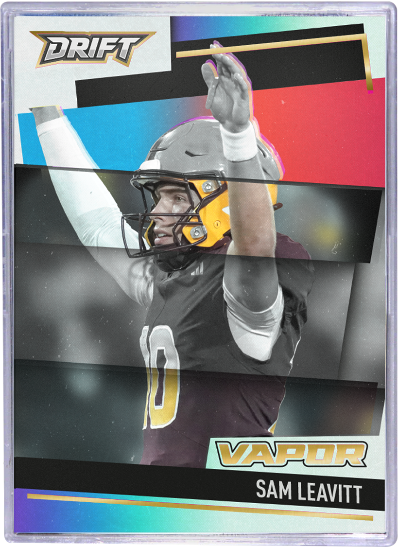 2025 Pulse Drift Football Max Box (24 Packs - 2 Autographs Per Box)