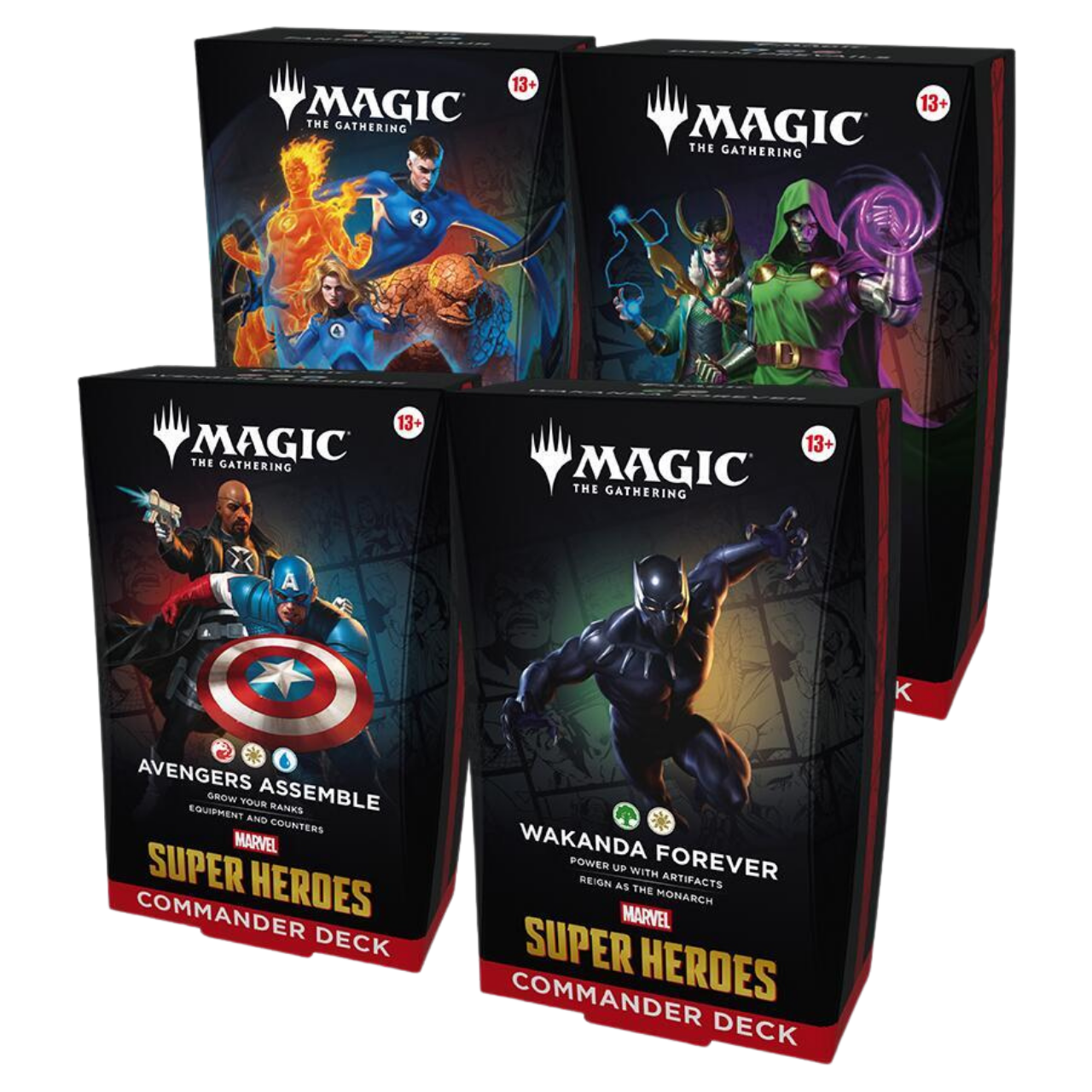 Magic: The Gathering Marvel Super Heroes Commander Decks