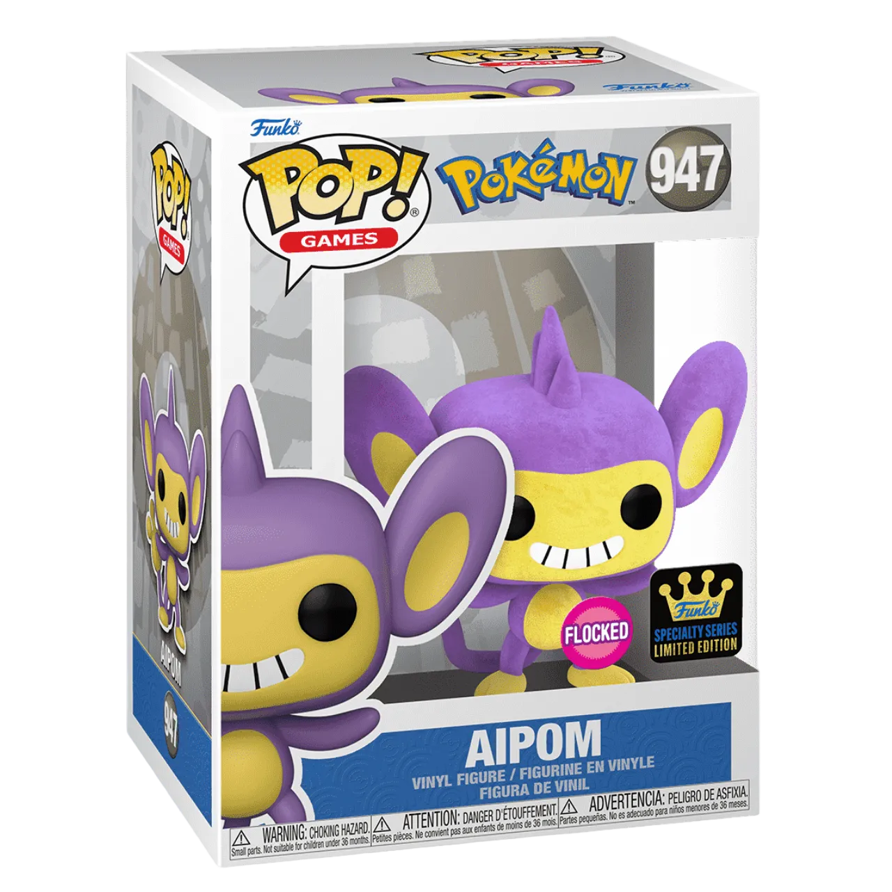 Funko Pop! Pokemon - FLOCKED Aipom #947