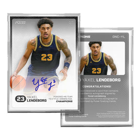 2026 Pulse On Demand Yaxel Lendeborg Autographed Champions Card