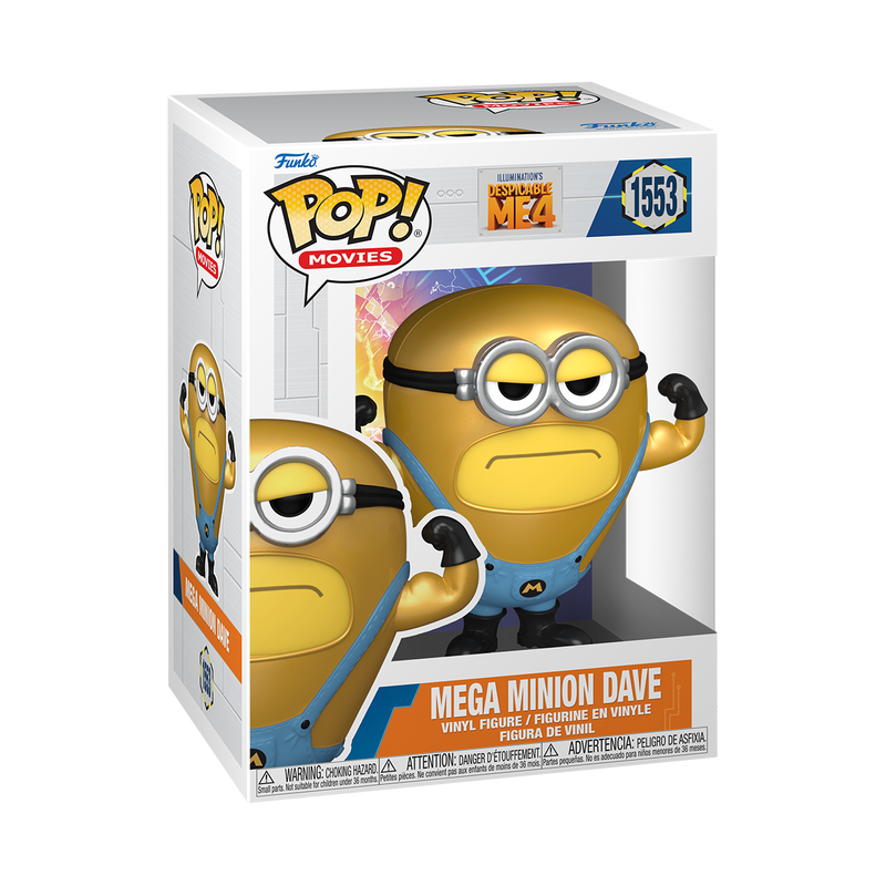 Mega Minion Dave Funko Pop Movies 1553 w/Protector