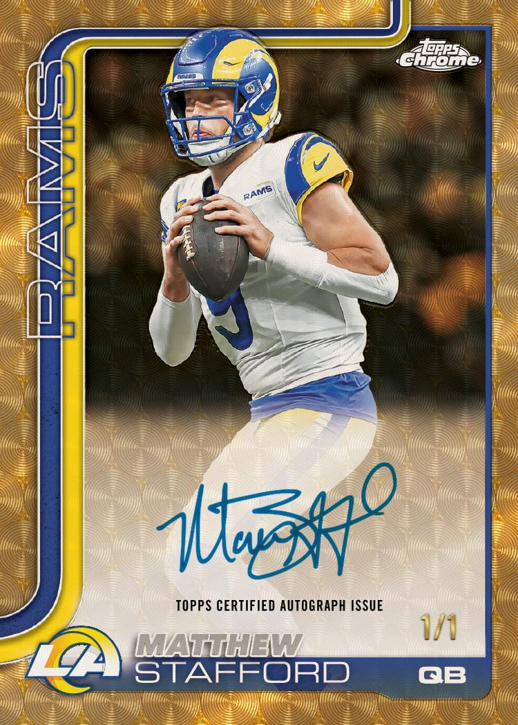 2025 Topps Chrome Football Hobby Box 12-Box Case