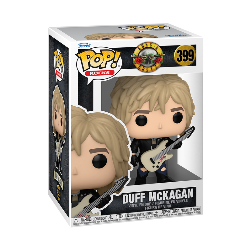Duff McKagan Funko Pop Rocks 399 w/ Protector