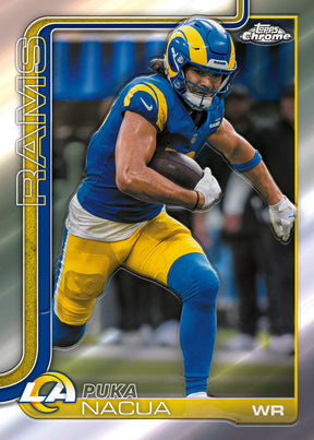 2025 Topps Chrome Football Hobby Box 12-Box Case