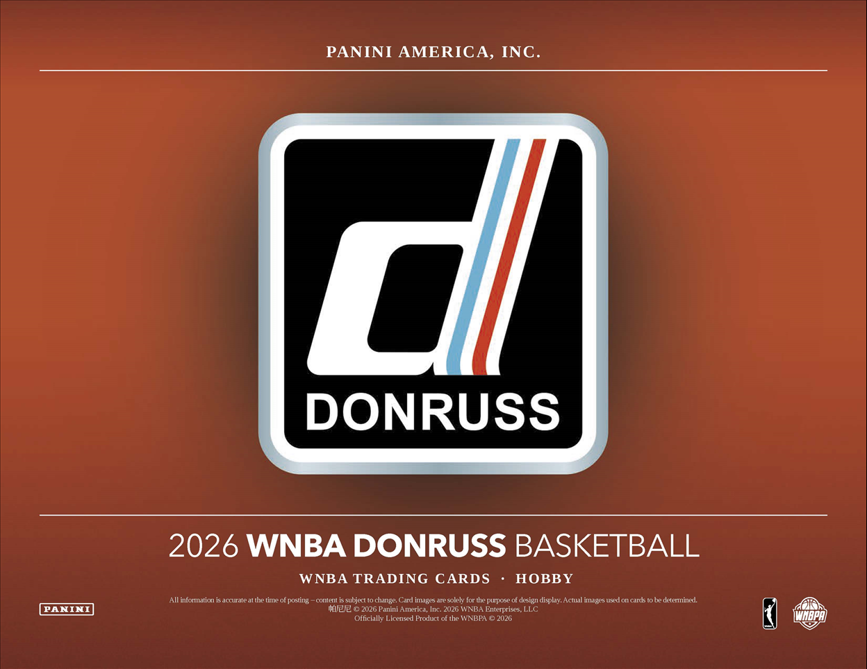 2026 Panini Donruss WNBA Basketball Hobby Box