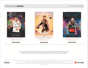 2025-26 Panini Origins Euroleague Hobby 12-Box Case