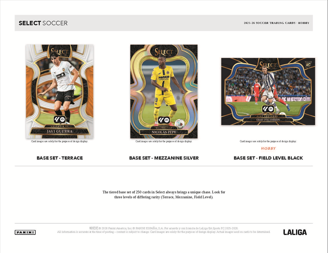 2025/26 Panini Select La Liga Soccer Hobby Box