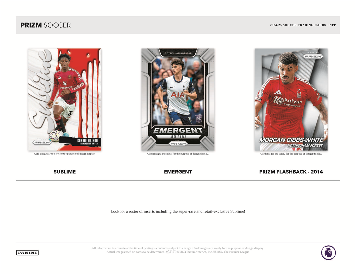2024-25 Panini Prizm English Premier League Hobby Blaster 20-Box Case