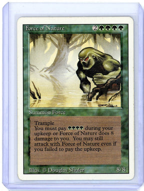 Force of Nature Magic the Gathering Unlimited #195