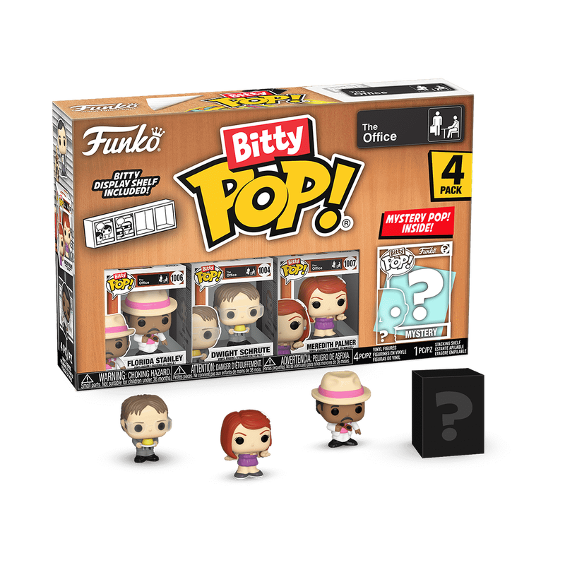 Bitty Pop The Office Florida Stanley 4-Pack Series 3