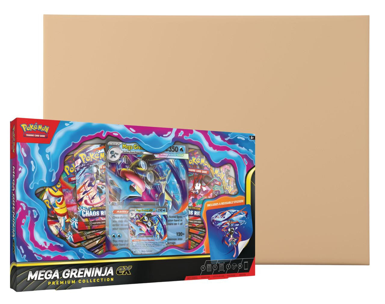 Pokemon Mega Greninja ex Premium Collection 6 Box Case