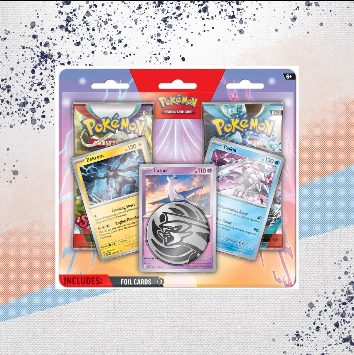 Pokemon Enhanced 2 Pack Blister Latios/Zekrom/Palkia