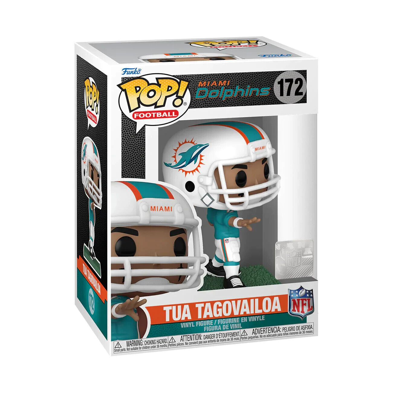 Tua Tagovailoa Funko Pop NFL 158 W/ Protector
