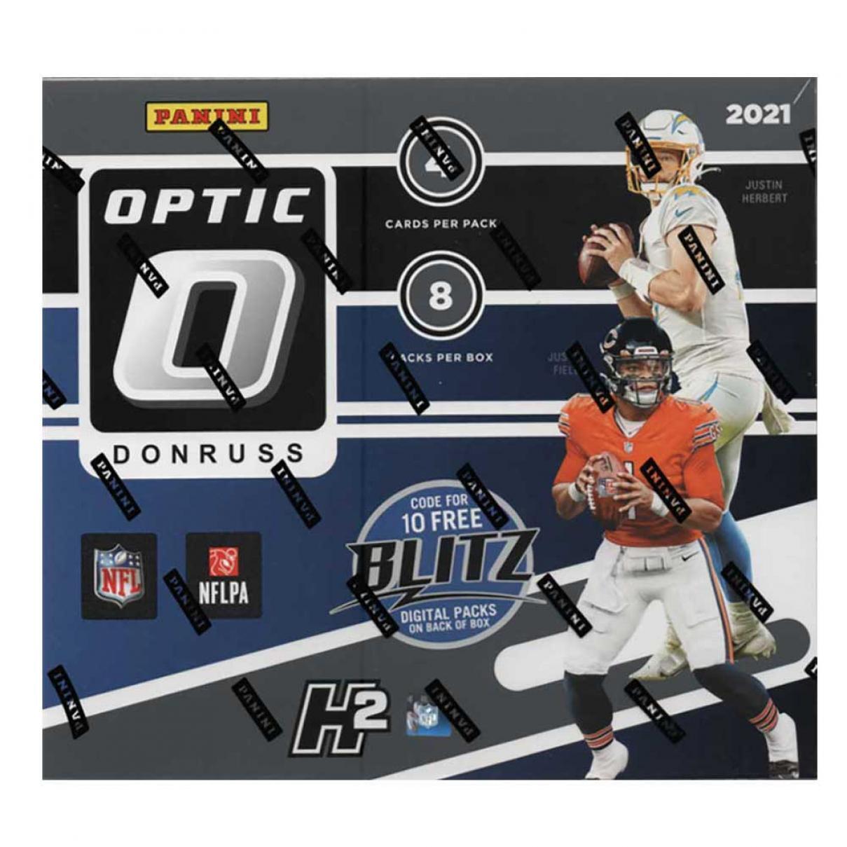 2021 Panini Donruss Optic Football H2 Hobby Hybrid Box