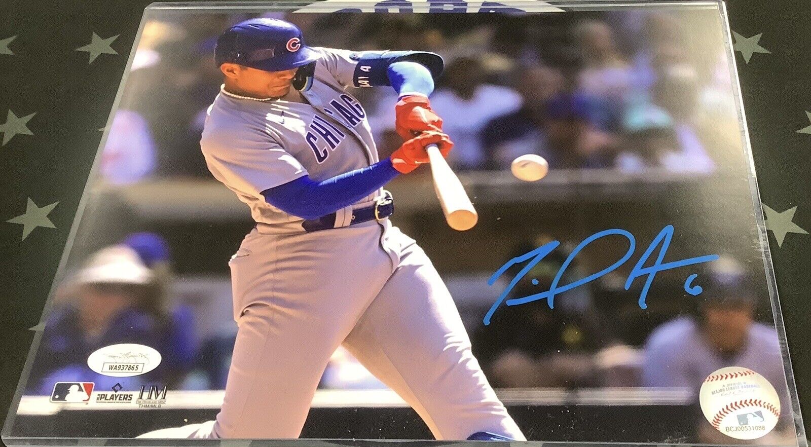 Miguel Amaya Autographed 8 x 10 Photo JSA COA