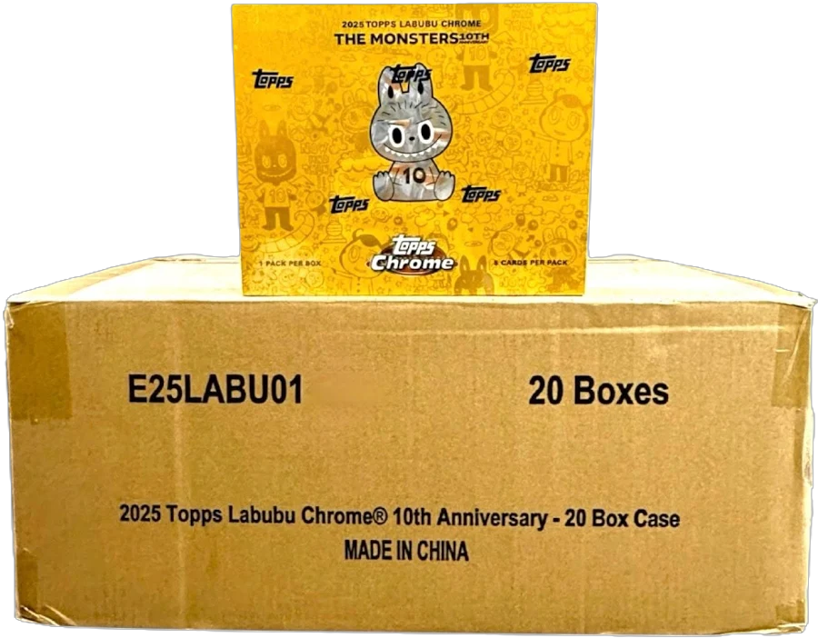 Labubu Chrome 20-Box Case (Topps 2025)