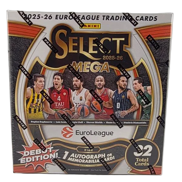 2025/26 Panini Select EuroLeague Basketball Hobby Mega Box